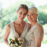 bride and mom